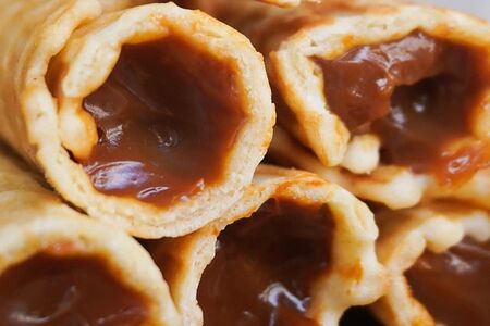 Трубочка из детства с Вареной сгущенкой