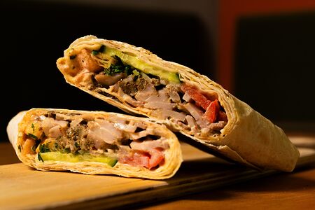 Шаурма со свининой классическая мини