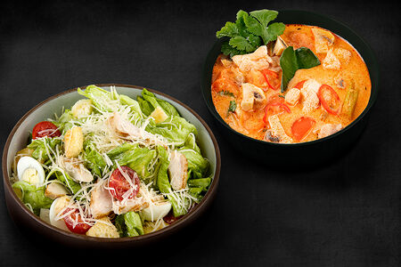 Ланч Том ям и Цезарь