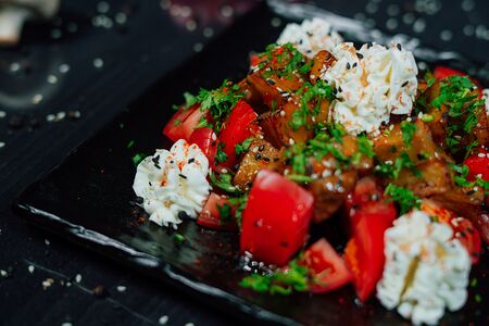 Салат с баклажанами