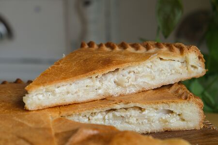 Пирог с палтусом