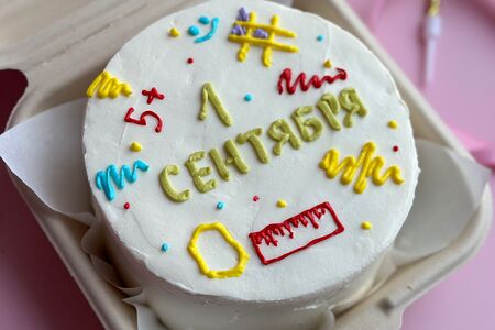 Бенто-торт 1 сентября
