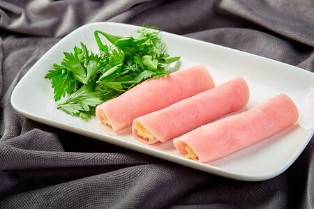 Рулетики с ветчиной