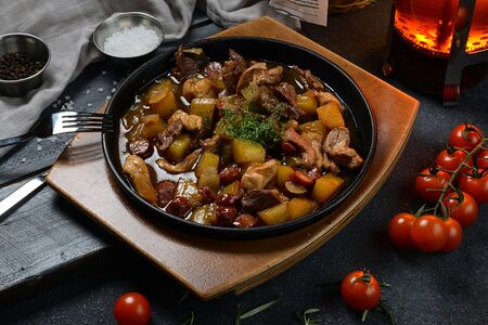 Мясная жареха