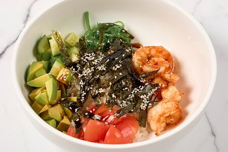 Поке с креветками