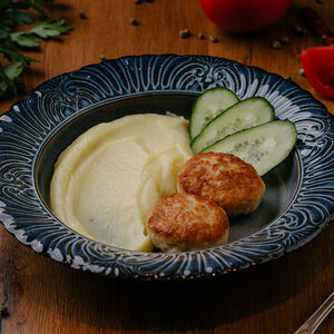 Котлеты с картофельным пюре