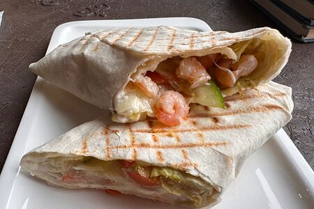 Шаверма с креветкой