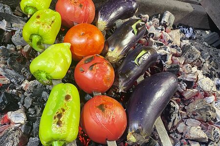 Овощи на мангале