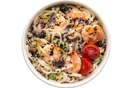 Лапша с креветкой