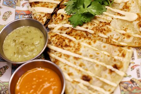 Кесадилья Веджи, кесадилья с овощами