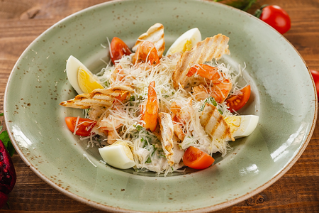 Цезарь с креветками