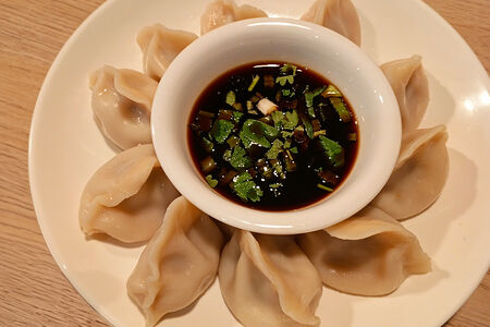 Китайские пельмени с говядиной