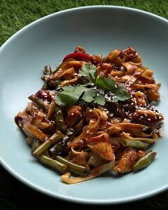 Wok с курицей