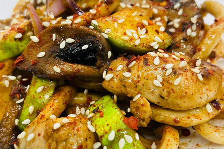 Вокси с шампиньонами L