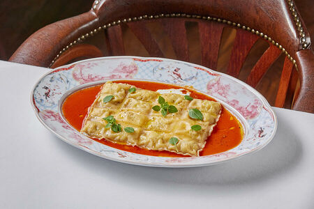 Равиоли с лососем