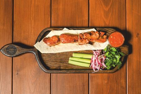 Шашлык из свиной шеи 