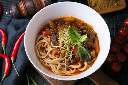 Лагман с говядиной