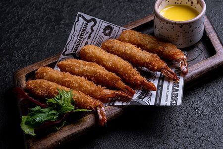 Хрустящие креветки