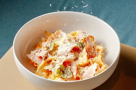 Паста с тамбовским окороком