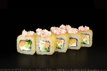 Мияке темпура с лососем