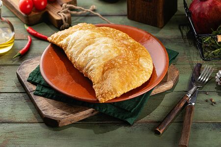 Чебурек с шампиньонами