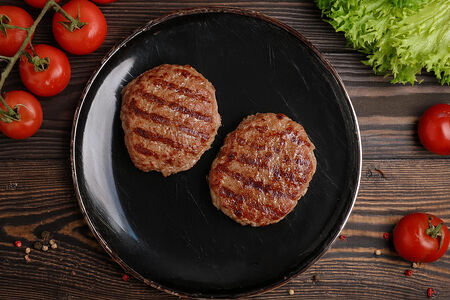 Котлеты из говядины на углях 