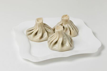 Хинкали с бараниной вареные