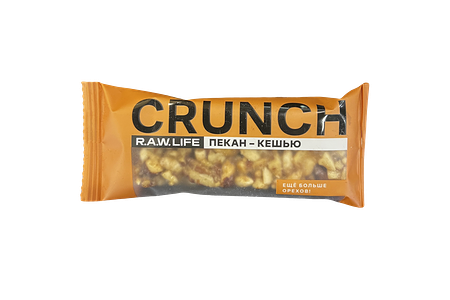 Батончик ореховый Crunch пекан-кешью