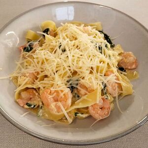 Паста с креветками