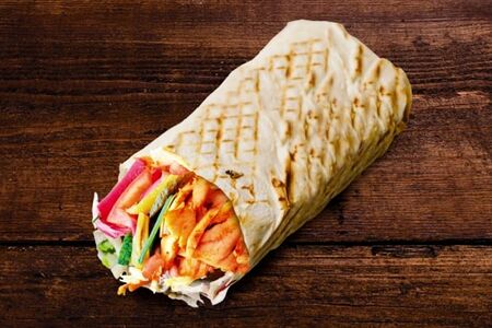  Шаурма гавайская в лаваше 