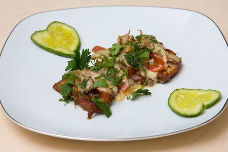 Отбивная из курицы по-французски 