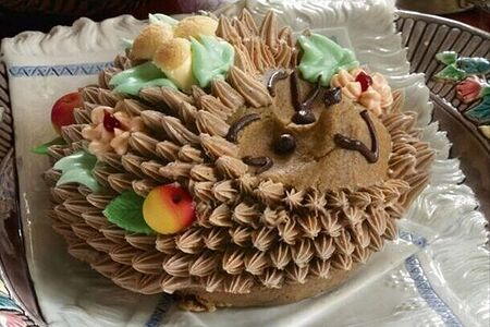 Торт крошковый Лесной гость