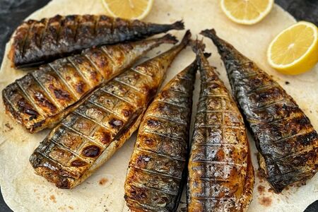 Скумбрия на мангале