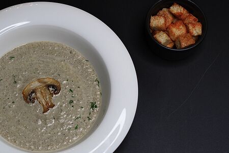 Крем-суп грибной