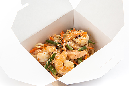 Удон с морепродуктами