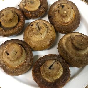 Грибочки, запеченные на мангале