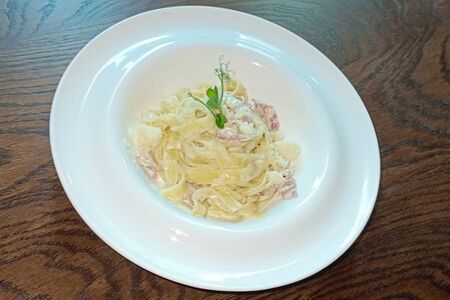 Паста Феттуччине Карбонара 