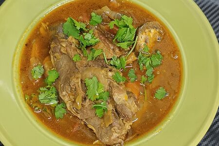 Баранина с овощами