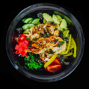 Поке с курицей