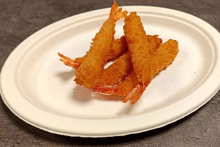 Креветки в сухарях панко