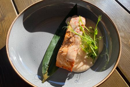 Стейк из лосося 