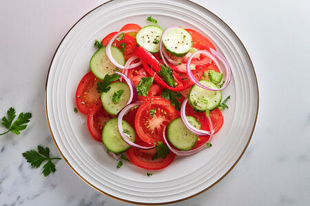 Салат из свежих овощей