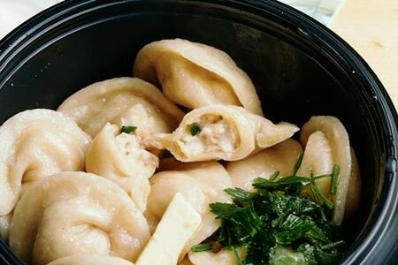 Пельмени с курицей