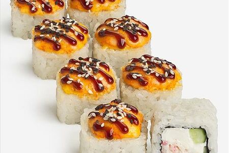 Краб запеченный ролл