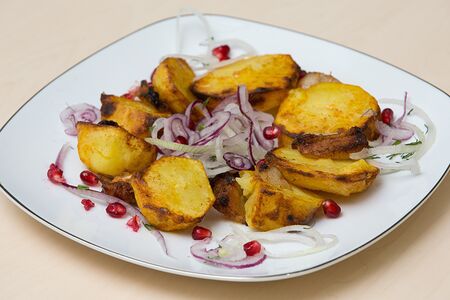 Картофель на углях 