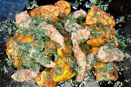 Жаркое из говядины с овощами