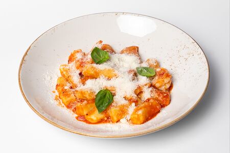 Ньокки с креветкой