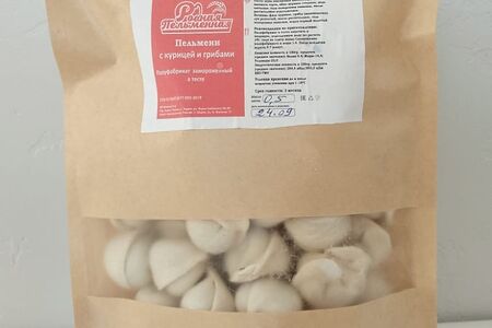 Пельмени с Курицей и грибами