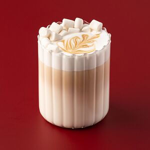 Латте Банановое мороженое с солёной карамелью