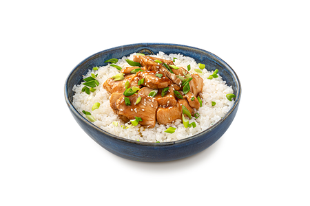 Рис с курицей терияки